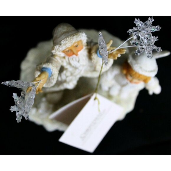 Christmas Around the World Old Man Winter Let it Snow Drop Child Snowflakes - Picture 8 of 12